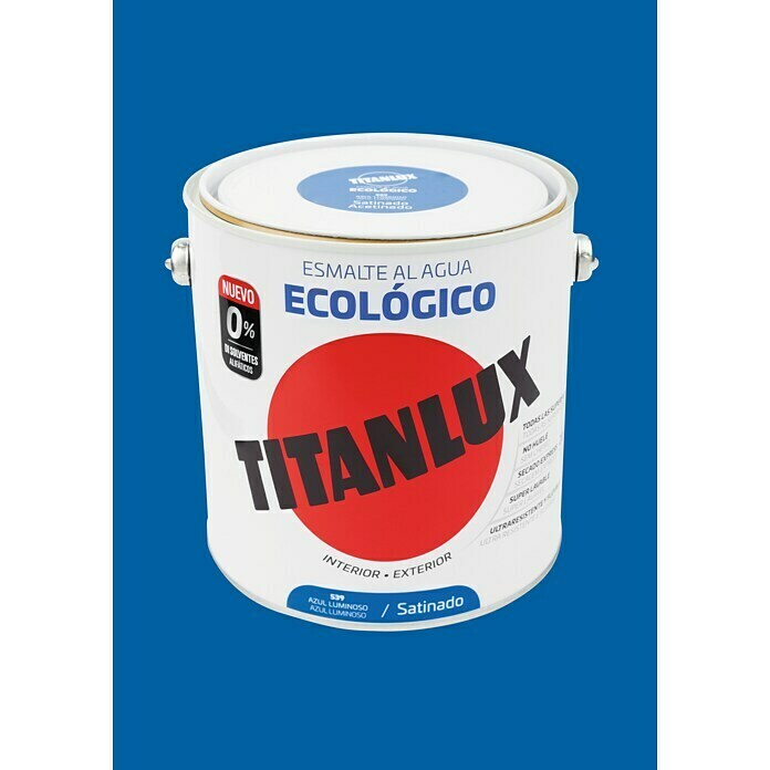 Titanlux Esmalte de color Eco Azul luminoso (2,5 l, Satinado)