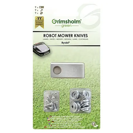 Grimsholm Green  Ersatzmesser-Set für Mähroboter