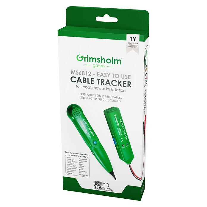 Grimsholm Green Kabel-Tracker MS6812Passend für: alle Mähroboter Diagonal View