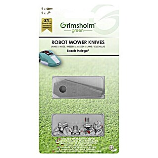 Grimsholm Green Ersatzmesser (9 Stk., Passend für: Bosch Indego)