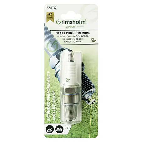 Grimsholm Green  Zündkerze für Rasenmäher Premium F7RTC