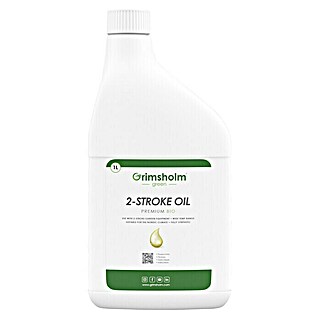 Grimsholm Green Zweitaktöl Premium Bio (1 l, Passend für: Gartenmaschinen und anderen 2-Takt-Anwendungen)
