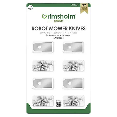 Grimsholm Green  Ersatzmesser-Set für Mähroboter