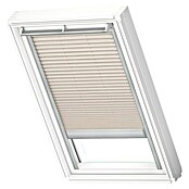 Velux Dachfensterplissee Elektro FML F08 1275S (Farbe: Leinen - 1275S, Farbe Schiene: Aluminium, Elektrisch) | BAUHAUS