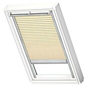 Velux Dachfensterplissee Elektro FML FK04 1278S (Farbe: Cremebeige - 1278S, Farbe Schiene: Aluminium, Elektrisch) | BAUHAUS