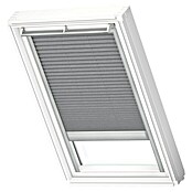 Velux Dachfensterplissee Elektro FML FK04 1282S (Farbe: Grau - 1282S, Farbe Schiene: Aluminium, Elektrisch) | BAUHAUS