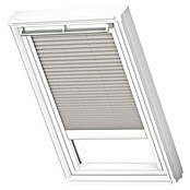 Velux Dachfensterplissee Elektro FML F08 1284SWL (Farbe: Silbergrau - 1284SWL, Farbe Schiene: Weiß, Elektrisch) | BAUHAUS