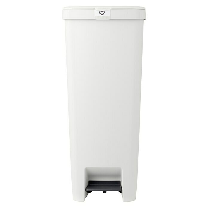 Brabantia Treteimer Step Up40 l, Hellgrau Front View