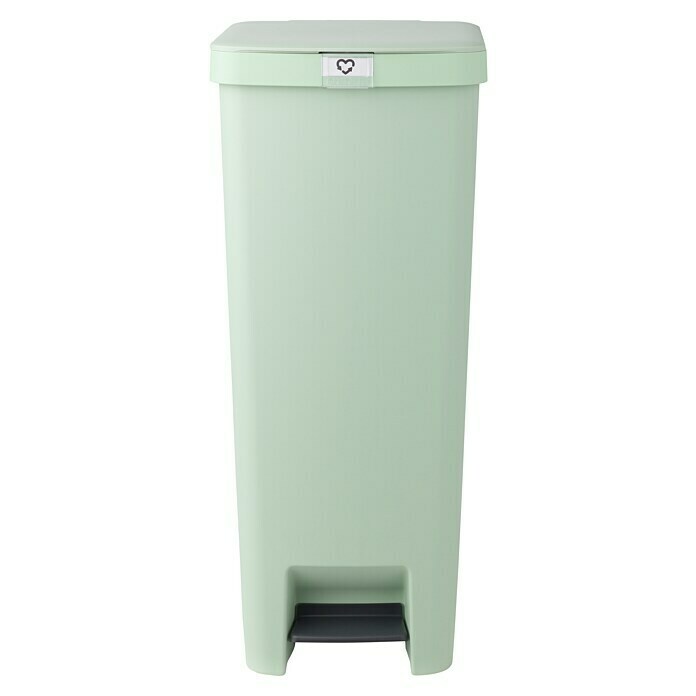 Brabantia Treteimer Step Up40 l, Grün Front View