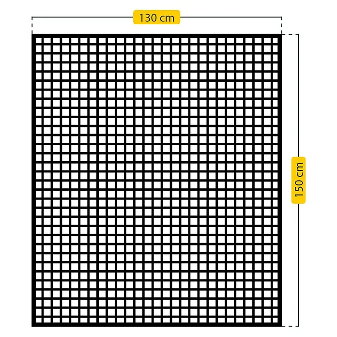 Schellenberg Mosquitera Easy Open - An x Al: 130 x 150 cm, Montaje de la mosquitera: Enganche, Color bastidor: Antracita - Rejilla metálica negra que mide 130 cm x 150 cm, ideal para usar en el jardín o como elemento decorativo.