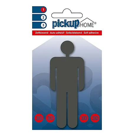 Pickup 3D Home WC-Aufkleber