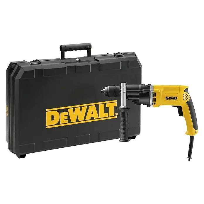 DeWalt Taladro percutor DWD522KS-QS - 950 W, Portabrocas de sujeción rápida - Taladro DeWalt con práctico estuche para un almacenamiento y transporte seguros. Ideal para profesionales y aficionados al bricolaje.