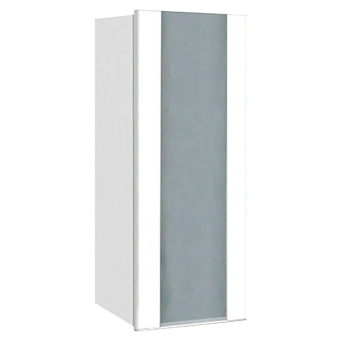 Armario colgante con cristal Franc (21 x 35 x 80 cm, Blanco)