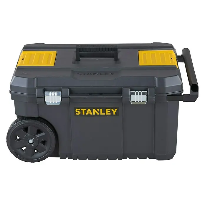 Stanley Juego de cajas de herramientas STST1-81065 - 3 pzs., No incluye herramientas - La caja de herramientas rodante negra Stanley con detalles amarillos es la solución de almacenamiento móvil perfecta para profesionales.