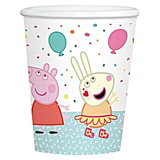 Pappbecher (8 Stk., Peppa Pig, 250 ml)