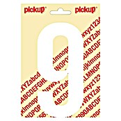 Pickup Sticker (Motief: 9, Wit, Hoogte: 150 mm)
