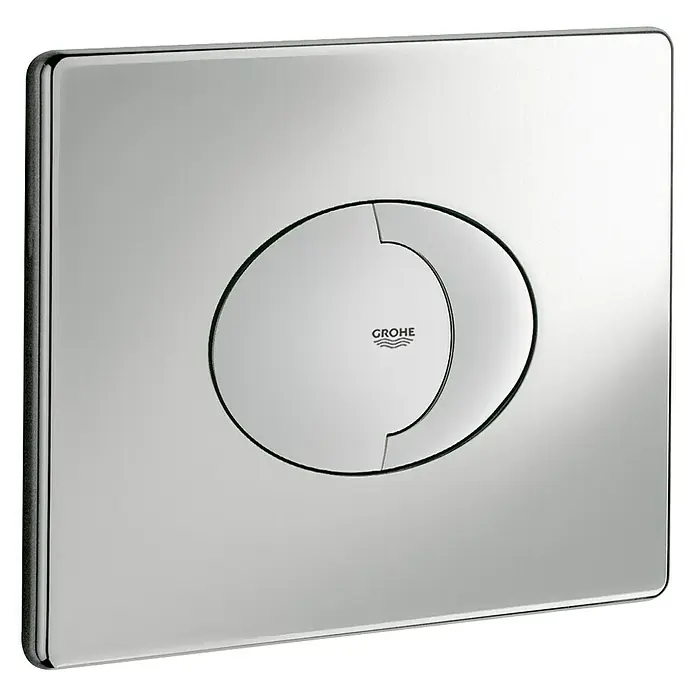 Grohe Betätigungsplatte Skate Air Variante 2 - Chrom, Spül-Stopp-System - Grohe Betätigungsplatte in Chromoptik für eine moderne und stilvolle WC-Spülung im Badezimmer. Elegantes Design mit zwei Tasten.