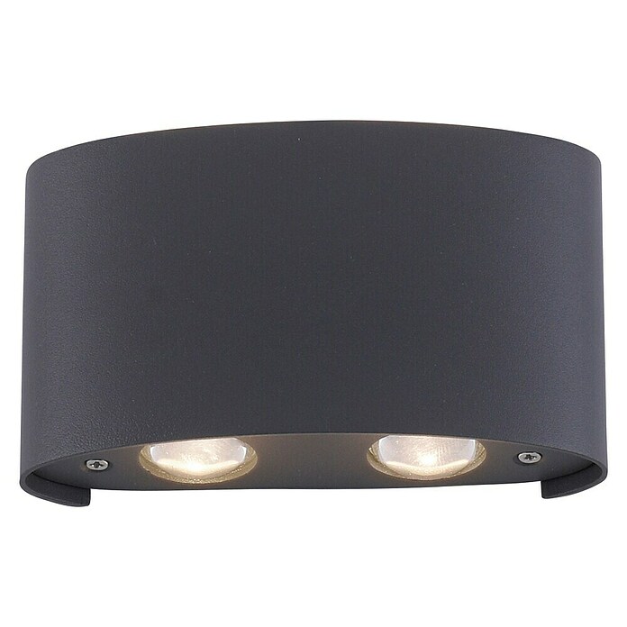 Paul Neuhaus LED-Wandstrahler Carlo (4,5 W, L x B x H: 13 x 3,7 x 8 cm, Anthrazit, Warmweiß, 4 Stk.) | BAUHAUS