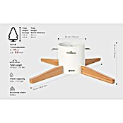 Christbaumständer Timber (Max. Baumlänge: 3,5 m, Max. Stammdurchmesser: 14 cm, Fassungsvermögen Wassertank: 4,8 l) | BAUHAUS