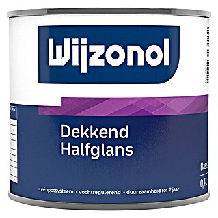 Wijzonol Lakverf Dekkend Halfglans (500 ml, Mengkleur basis, Zijdeglans)