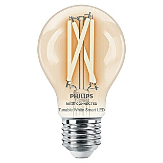 Philips Wiz Lámpara LED Regulable Filamento (E27, Intensidad regulable, 806 lm, 7 W, Color: Blanco)