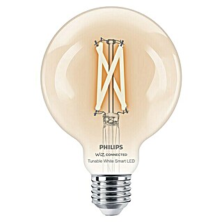 Philips Wiz Lámpara LED Globo regulable G95 (E27, Intensidad regulable, Blanco cálido, 806 lm, 6,7 W)