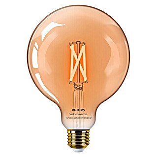 Philips Wiz Lámpara LED Regulable Filamento globo (E27, Intensidad regulable, 640 lm, 7 W)