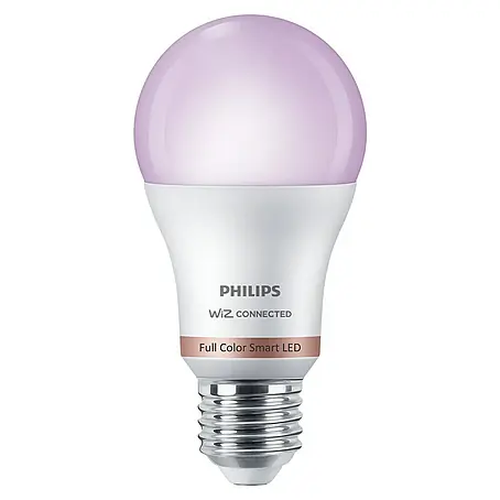 Philips Wiz Bombilla LED inteligente Regulable colores A60