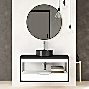 Artysan Conjunto de mueble de baño Izaro (Blanco/Negro, Mate, 3 pzs.) | BAUHAUS