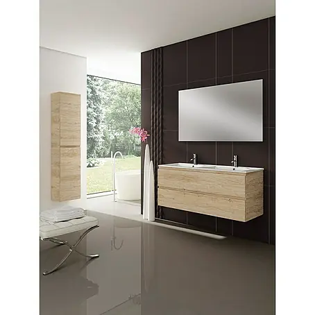 Camargue  Mueble de lavabo 2 senos Módena