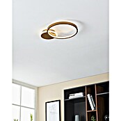 Eglo LED-Deckenleuchte GAFARES (15 W, L x B x H: 40,5 x 29 x 5,5 cm, Gold/Weiß) | BAUHAUS