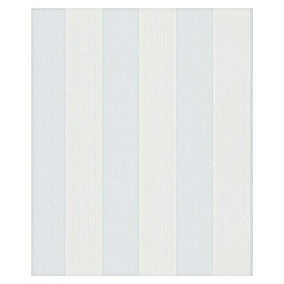 Marburg Kids' Walls Vliestapete (Weiß/Blau, Streifen, 10,05 x 0,53 m)