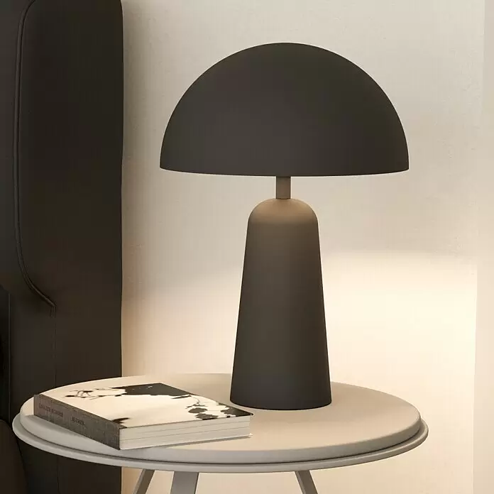Eglo Tischleuchte ARANZOLA - 40 W, Schwarz/Weiß, E27 - Bildausschnitt