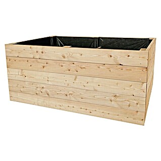 Hochbeet Lärche (200 x 100 x 72,5 cm, Holz, Natur)