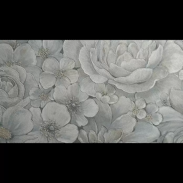 Marburg Botanica Vliestapete - Blau/Grau, Floral, 10,05 x 0,53 m - 33953