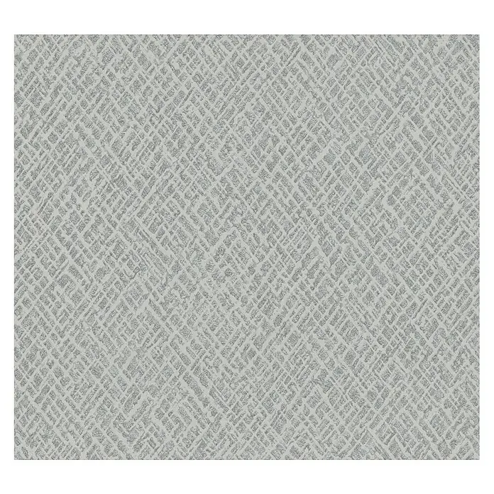 Marburg Papis Loveday Vliestapete Struktur II - Grau/Silber, Grafisch, 10,05 x 0,7 m - Nahaufnahme einer grauen Stofftextur mit einem dezenten, geometrischen Muster, ideal für Hintergründe und Designprojekte.