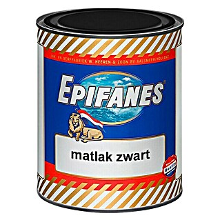 Epifanes Jachtlak Mat (Zwart, 750 ml)
