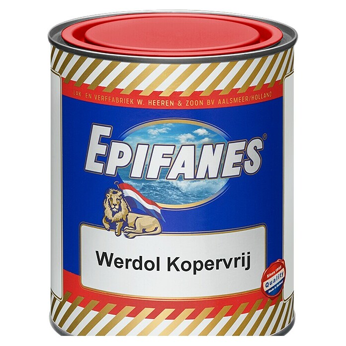 Epifanes Onderwaterverf Werdol Kopervrij (Zwart, 2 l) | BAUHAUS