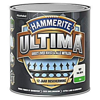 Hammerite Ultima Metaallak (Wit, 250 ml, Mat)