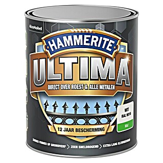 Hammerite Ultima Metaallak (Wit, 750 ml, Mat)