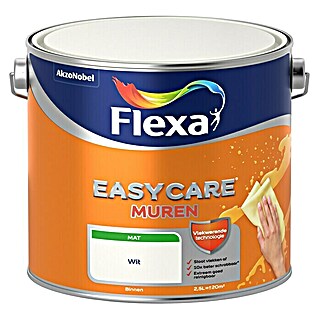Flexa Easycare Muurverf (Wit, 2,5 l, Mat)