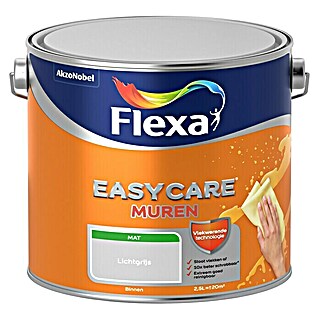 Flexa Easycare Muurverf (Lichtgrijs, 2,5 l, Mat)