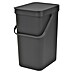 Brabantia Cubo de basura empotrado Sort & Go 
