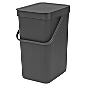 Brabantia Cubo de la basura Sort & Go  (Gris, 12 l, Plástico)