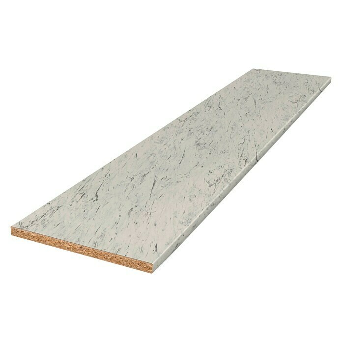 MehrzweckplatteMarmor Carrara, 280 x 60 x 3,8 cm Diagonal View