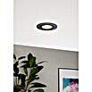 Eglo LED-Einbauleuchte SALICETO (Warmweiß, Durchmesser: 8,8 cm, Schwarz, 1 Stk.) | BAUHAUS