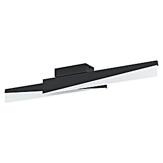 Eglo Isidro LED-Deckenleuchte (22 W, L x B x H: 86 x 8 x 11 cm, Schwarz, Warmweiß)