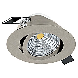 Eglo LED-Einbauspot SALICETO (Warmweiß, Durchmesser: 8,8 cm, 1 Stk., Nickel-matt)