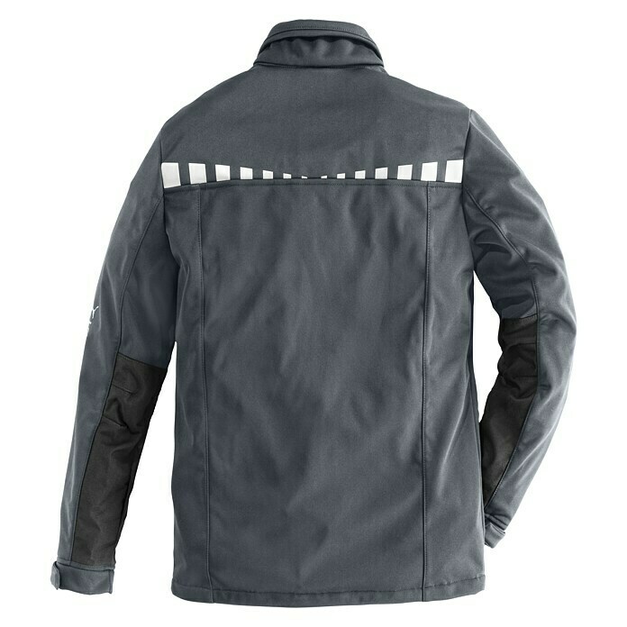 (Stahlgrau, Champ BAUHAUS | Carbon, XXL) Puma Workwear Softshell-Jacke