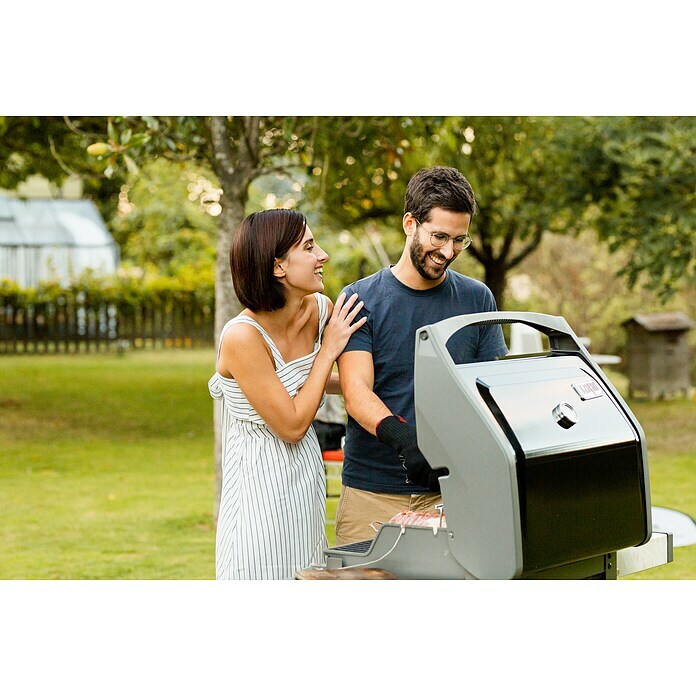 Weber Barbacoa de gas Spirit II E-310 + 7 accesorios (Superficie de la parrilla (An x Pr): 60 x 46 cm, 8,7 kW, Número de quemadores: 3) | BAUHAUS